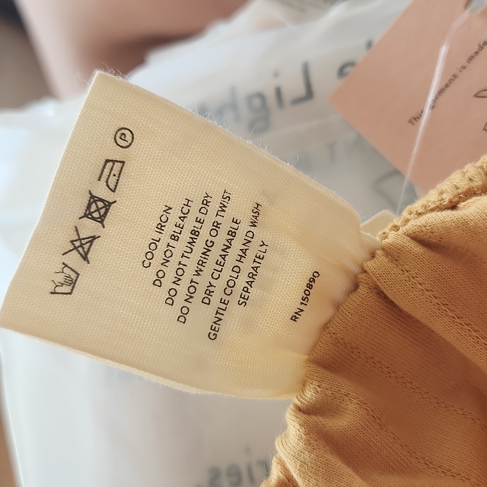 New spell designs Lana organic cotton bloomers panty sunflower yellow XS saffron - Picture 15 of 16